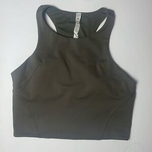 Lulu Lemon Green Invigorate Train Tank Size 10